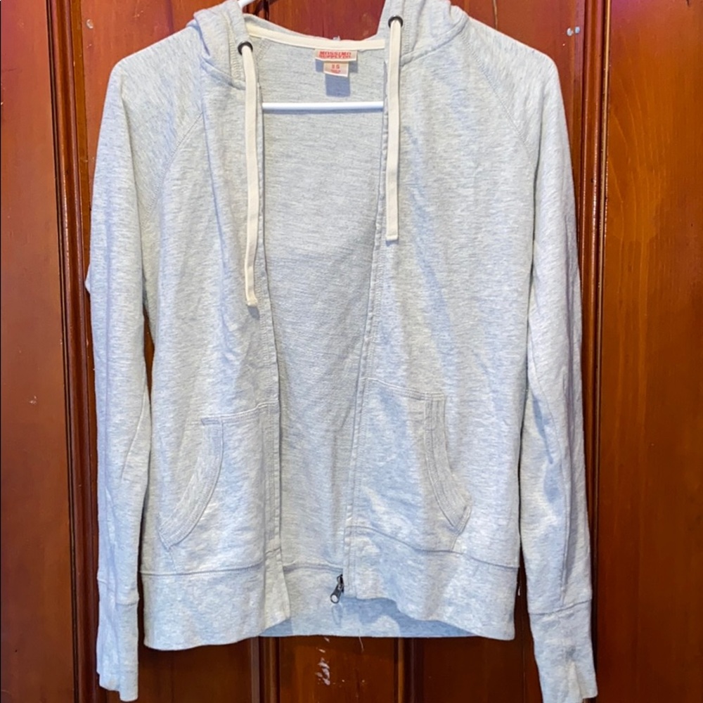 Grey zip up jacket